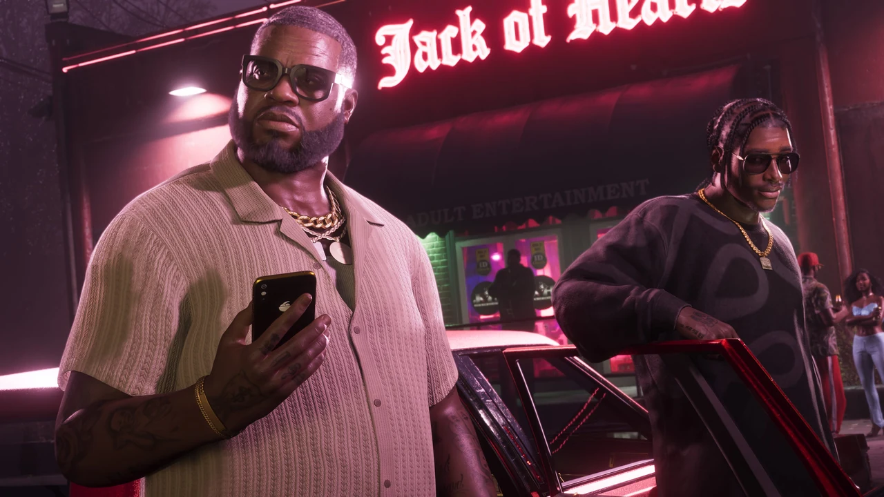Captura oficial de GTA VI: Boobie y Dre’Quan salen de un coche