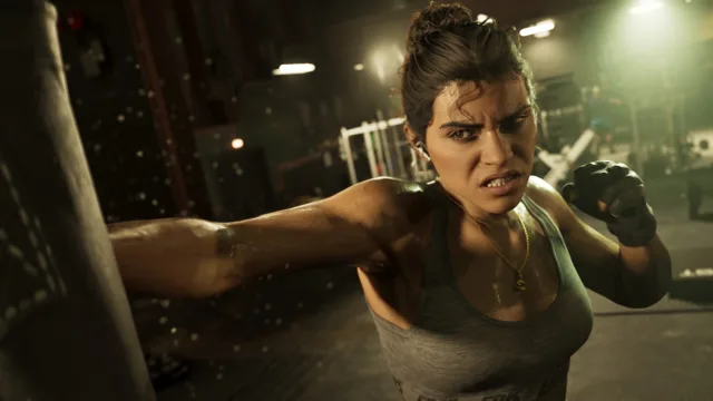Screenshot oficial de GTA VI: Lucia Caminos